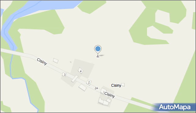 Cisiny, Cisiny, 4c, mapa Cisiny