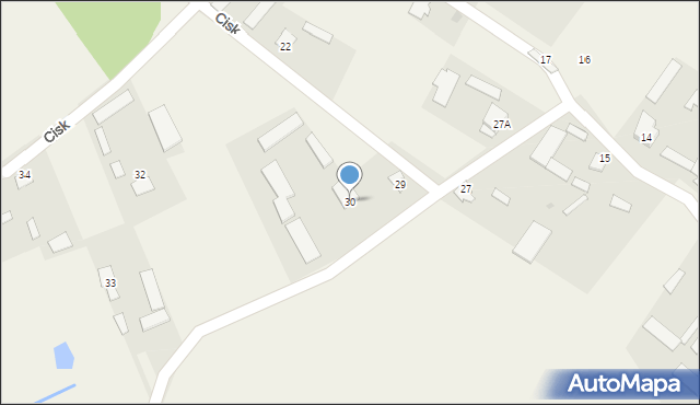 Cisk, Cisk, 30, mapa Cisk