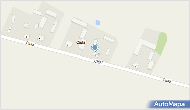 Ciski, Ciski, 3, mapa Ciski