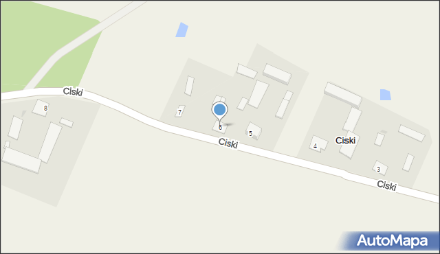 Ciski, Ciski, 6, mapa Ciski