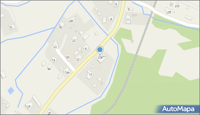 Cisna, Cisna, 11a, mapa Cisna
