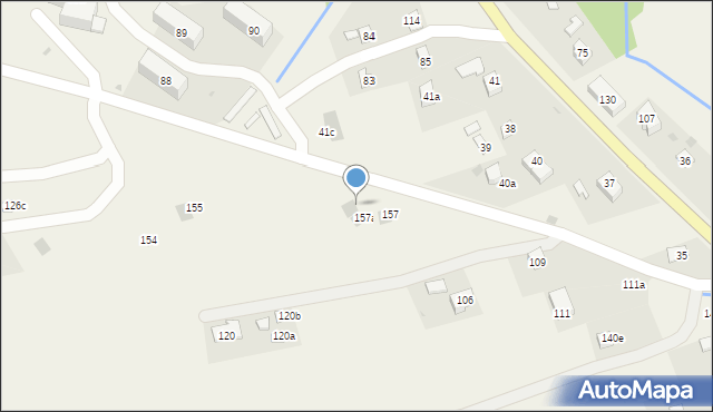 Cisna, Cisna, 157b, mapa Cisna