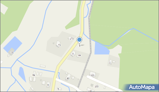 Cisna, Cisna, 3, mapa Cisna