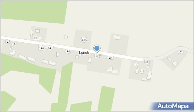 Cisów, Cisów, 11, mapa Cisów