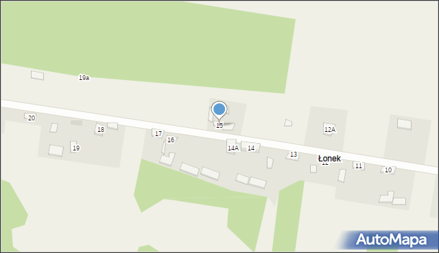 Cisów, Cisów, 15, mapa Cisów