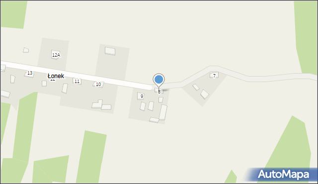 Cisów, Cisów, 8, mapa Cisów