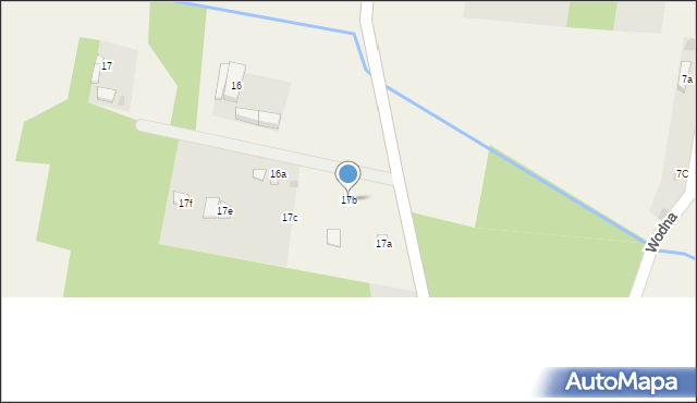 Cisów, Cisów, 17b, mapa Cisów