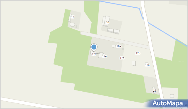 Cisów, Cisów, 17f, mapa Cisów
