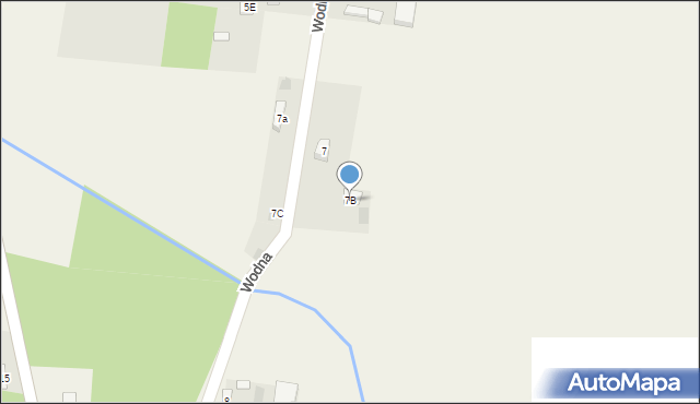 Cisów, Cisów, 7B, mapa Cisów