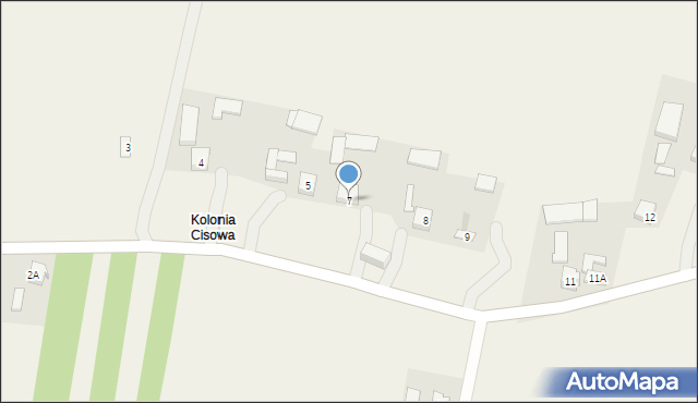 Cisowa, Cisowa, 7, mapa Cisowa