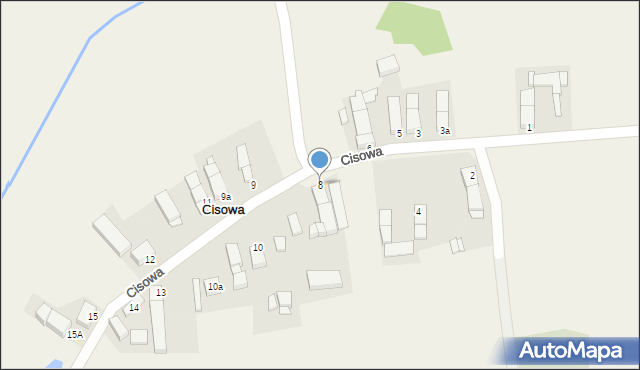 Cisowa, Cisowa, 8, mapa Cisowa