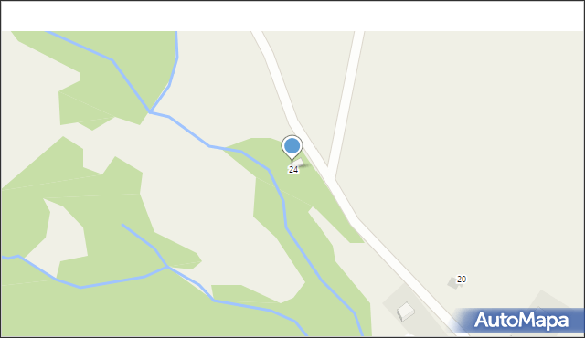 Cisowiec, Cisowiec, 24, mapa Cisowiec