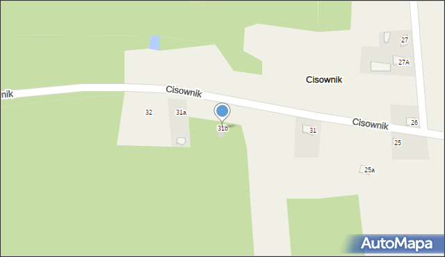 Cisownik, Cisownik, 31b, mapa Cisownik