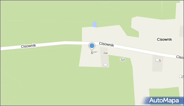 Cisownik, Cisownik, 32, mapa Cisownik