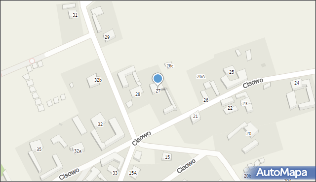 Cisowo, Cisowo, 27, mapa Cisowo