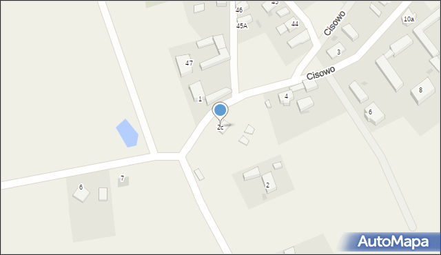 Cisowo, Cisowo, 2c, mapa Cisowo