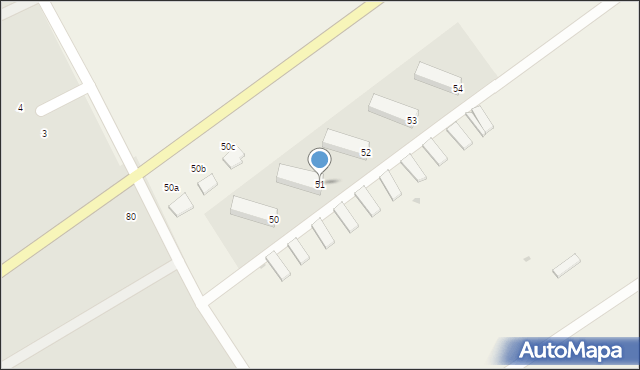 Cisowo, Cisowo, 51, mapa Cisowo