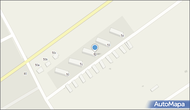 Cisowo, Cisowo, 52, mapa Cisowo