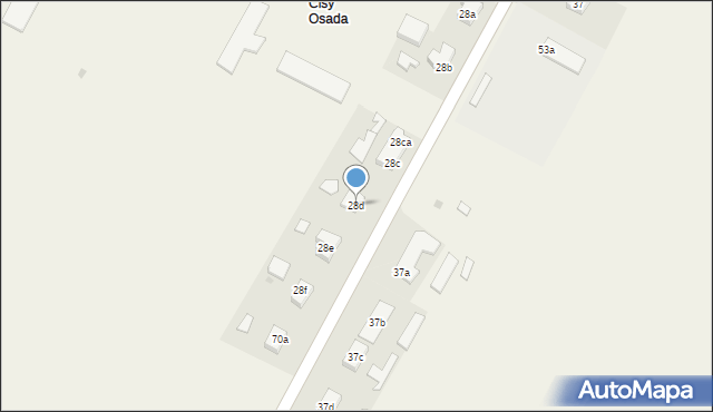 Cisy, Cisy, 28d, mapa Cisy