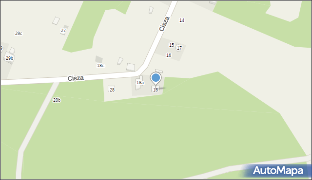 Cisza, Cisza, 18, mapa Cisza