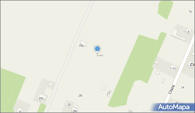 Cisza, Cisza, 27b, mapa Cisza