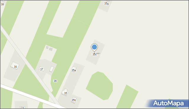 Cisza, Cisza, 35c, mapa Cisza