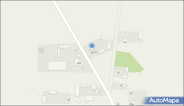 Ciszewo, Ciszewo, 13, mapa Ciszewo