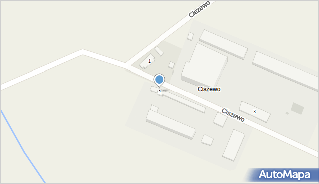 Ciszewo, Ciszewo, 2, mapa Ciszewo