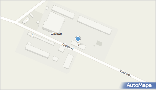 Ciszewo, Ciszewo, 3, mapa Ciszewo