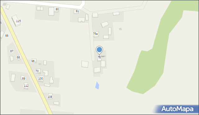 Ciszyca, Ciszyca, 76, mapa Ciszyca