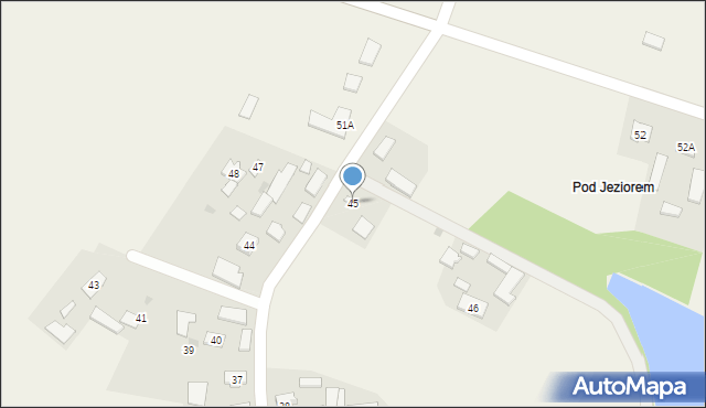 Ciszyca Dolna, Ciszyca Dolna, 45, mapa Ciszyca Dolna