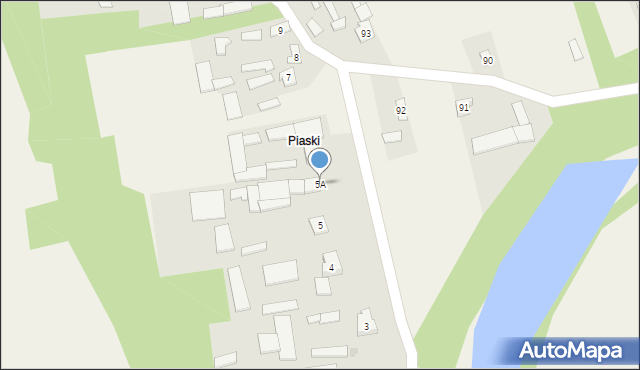 Ciszyca Górna, Ciszyca Górna, 5A, mapa Ciszyca Górna