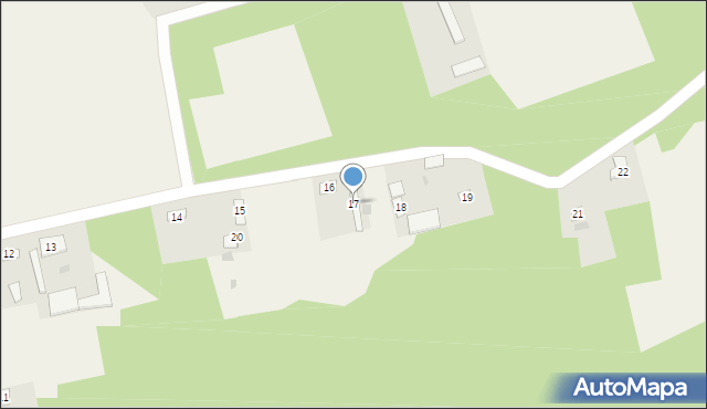 Ciszyca-Kolonia, Ciszyca-Kolonia, 17, mapa Ciszyca-Kolonia