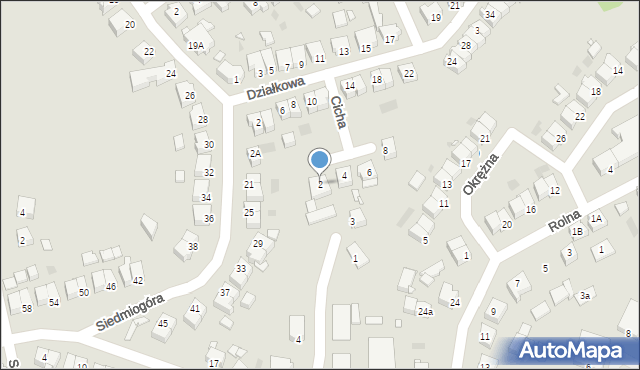 Czarnków, Cicha, 2, mapa Czarnków