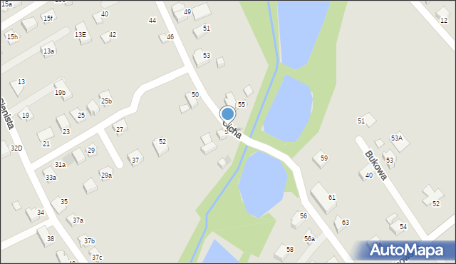 Czechowice-Dziedzice, Cicha, 54, mapa Czechowic-Dziedzic