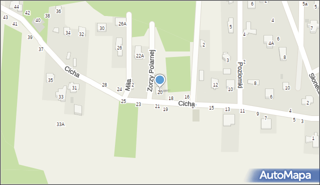 Czeczotki, Cicha, 20, mapa Czeczotki