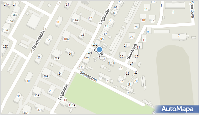 Czeladź, Cicha, 2, mapa Czeladź