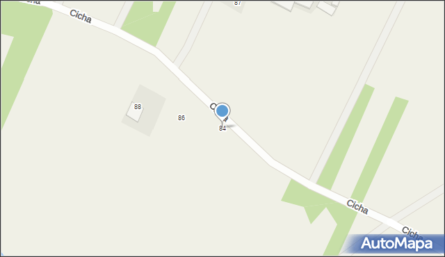 Dębinki, Cicha, 84, mapa Dębinki