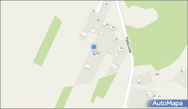 Dębinki, Cicha, 9d, mapa Dębinki