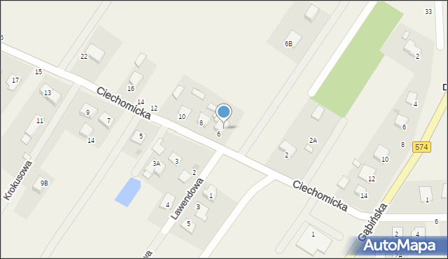 Dobrzyków, Ciechomicka, 4, mapa Dobrzyków