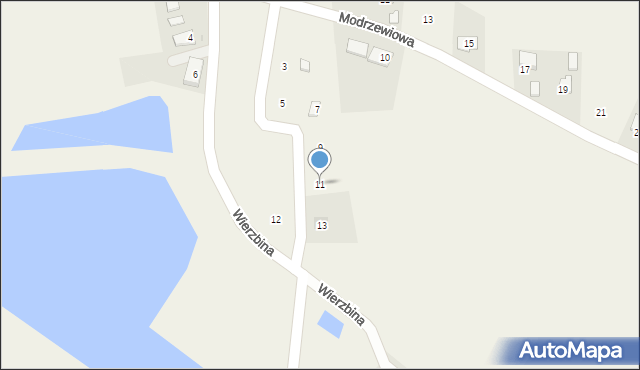 Drogomyśl, Cisowa, 11, mapa Drogomyśl