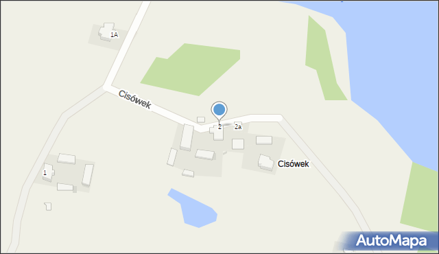 Dzierwany, Cisówek, 2, mapa Dzierwany