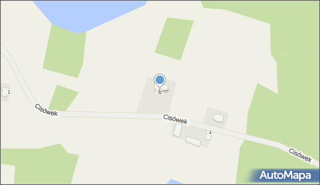 Dzierwany, Cisówek, 3c, mapa Dzierwany