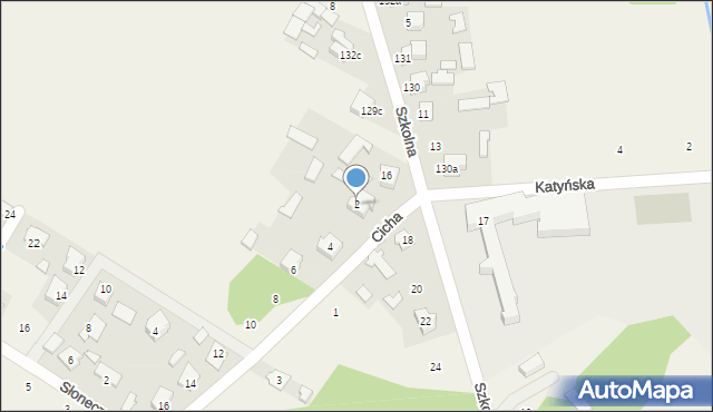 Dzikowiec, Cicha, 2, mapa Dzikowiec