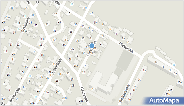 Gdynia, Ciesielska, 5, mapa Gdyni