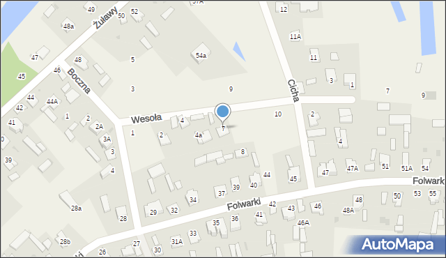 Gołąb, Cicha, 7, mapa Gołąb