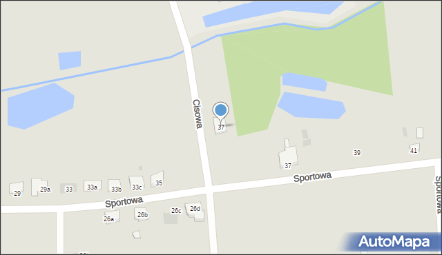 Gołańcz, Cisowa, 37, mapa Gołańcz