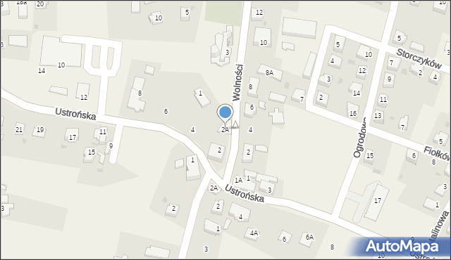 Goleszów, Cieszyńska, 2A, mapa Goleszów