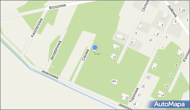 Górki, Cisowa, 13a, mapa Górki