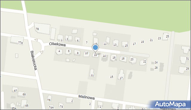 Grabówka, Cisowa, 12, mapa Grabówka